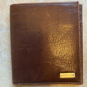 COACH Dark Brown Leather Wallet